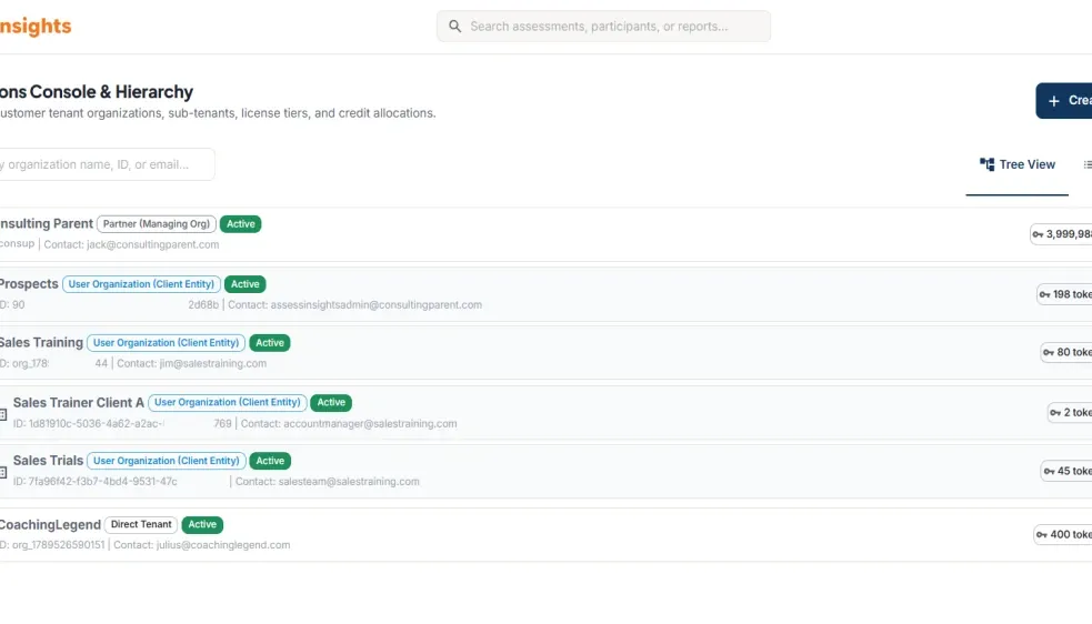 AssessInsights Client Workspaces Manager